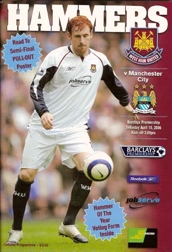 West Ham United FC v Manchester City FC